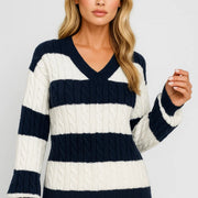 Dark Blue / White